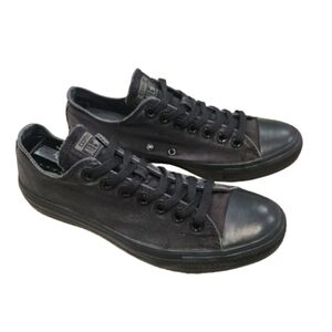 Converse All Stars, Black Sneakers, Mens 9, Womens 11